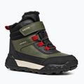 Juniorské sněhule Geox Trekkyup ABX dark green/black 8
