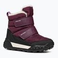 Juniorské sněhule Geox Trekkyup ABX burgundy 8