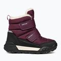 Juniorské sněhule Geox Trekkyup ABX burgundy 9