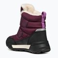 Juniorské sněhule Geox Trekkyup ABX burgundy 10