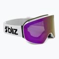 Lyžařské brýle Bliz Flow matte white/smoke/pink