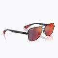 Sluneční brýle Ray-Ban Rb8336M Scuderia matt black/dark grey mirror blue/red