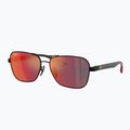 Sluneční brýle Ray-Ban Rb8336M Scuderia matt black/dark grey mirror blue/red 4
