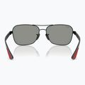 Sluneční brýle Ray-Ban Rb8336M Scuderia matt black/dark grey mirror blue/red 5