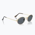 Sluneční brýle Ray-Ban Oval arista gold/blue