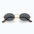 Sluneční brýle Ray-Ban Oval arista gold/blue 3