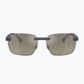 Sluneční brýle Ray-Ban RB4470 Polarized+ Lenses sand dark blue/grey gradient chromance 2