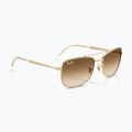 Sluneční brýle Ray-Ban Bain Bridge arista gold/brown gradient