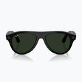Brýle s kamerou Ray-Ban Meta Aviator shiny black/trs g. green 7