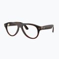 Brýle s kamerou Ray-Ban Meta Aviator transp. umber/trs jade