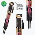 Trekingové hole Fizan Compact pink 3