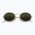 Sluneční brýle Ray-Ban Oval arista gold/green g-15 3