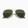 Sluneční brýle Ray-Ban Aviator Metal II gold arista/green g-15 3