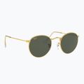 Sluneční brýle Ray-Ban Round Metal gold/green g-15