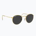 Sluneční brýle Ray-Ban Round Metal gold/black polarized