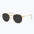 Sluneční brýle Ray-Ban Round Metal gold/black polarized 4