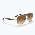 Sluneční brýle Ray-Ban RB3683 arista gold/brown 4