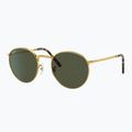 Sluneční brýle Ray-Ban New Round gold/green 4