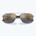 Sluneční brýle Ray-Ban RB3701 Polarized+ Lenses silver/blue gold polarized+ 3