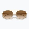 Sluneční brýle Ray-Ban RB3707 Polarized+ Lenses arista gold/brown 3