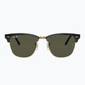 Sluneční brýle Ray-Ban Clubmaster Classic black/gold/green g-15 2