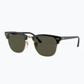 Sluneční brýle Ray-Ban Clubmaster Classic black/gold/green g-15 4