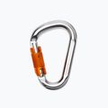 Karabina Climbing Technology Hms Snappy Cf Twist Lock L4600006 stříbrno-oranžová 2C46000ZPE 2