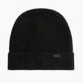 Pánská zimní čepice Woolrich Knitted Ribbed Beanie black