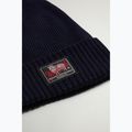 Pánská zimní čepice Woolrich Legacy Patch Beanie melton blue 3