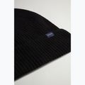 Pánská zimní čepice Woolrich Knitted Ribbed Beanie black 3