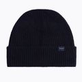 Pánská zimní čepice Woolrich Knitted Ribbed Beanie melton blue