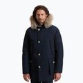 Pánský zateplený kabát Woolrich Arctic Detachable Fur Parka melton blue