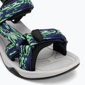 Dětské sandály CMP Hamal b.blue/verde fluo 7