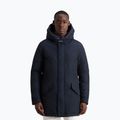 Pánská bunda  Woolrich Polar High Collar Parka melton blue