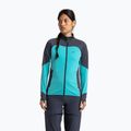 Dámská mikina Montura Rise Maglia turquoise/graphite blue