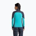 Dámská mikina Montura Rise Maglia turquoise/graphite blue 2