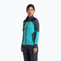 Dámská mikina Montura Rise Maglia turquoise/graphite blue 3