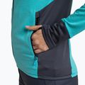 Dámská mikina Montura Rise Maglia turquoise/graphite blue 6
