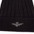 Zimní čepice Aeronautica Militare Cotton Eagle Embroidery jet black 3