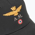 Pánská kšiltovka Aeronautica Militare Cotton With Logo jet black 3