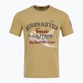 Pánské tričko Aeronautica Militare Tornado antilopa beige