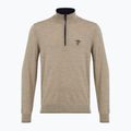 Pánský svetr Aeronautica Militare 1/2 Zip sand melange