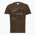 Pánské tričko Aeronautica Militare TS2535UJ00641 chestnut brown