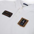 Pánské tričko Aeronautica Militare PO1927UP00191 Polo off white 3