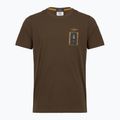 Pánské tričko Aeronautica Militare TS2535UJ00641 chestnut brown
