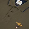 Pánské polo tričko Aeronautica Militare 262PO1308UP00082 Polo verde scuro 3