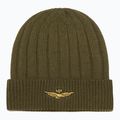 Pánská zimní čepice Czapka Aeronautica Militare 262CU0098UL00485 verde militare