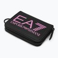Peněženka EA7 Emporio Armani Train Zip Around black/cyklamen