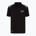 Pánské polo tričko  EA7 Emporio Armani Train 7 Lines black