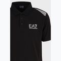Pánské polo tričko  EA7 Emporio Armani Train 7 Lines black 3